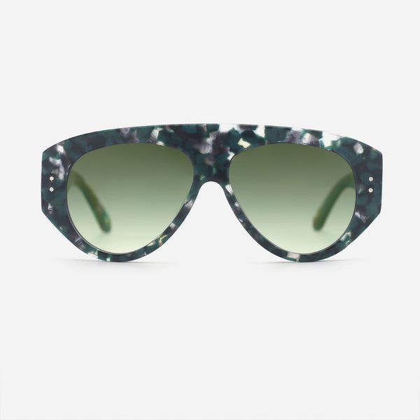 Retro Aviator Acetat Unisex Sunglasses 26A8018