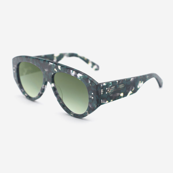 Retro Aviator Acetat Unisex Sunglasses 26A8018