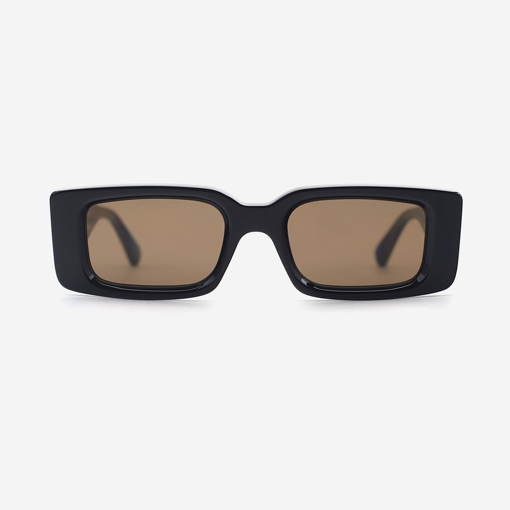 Rectangular Acetat Unsiex Sunglasses 26A8051