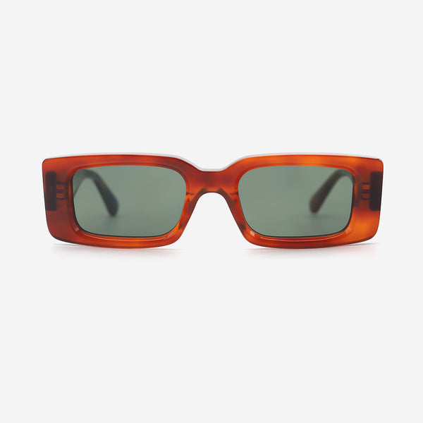Rectangular Acetat Unsiex Sunglasses 26A8051