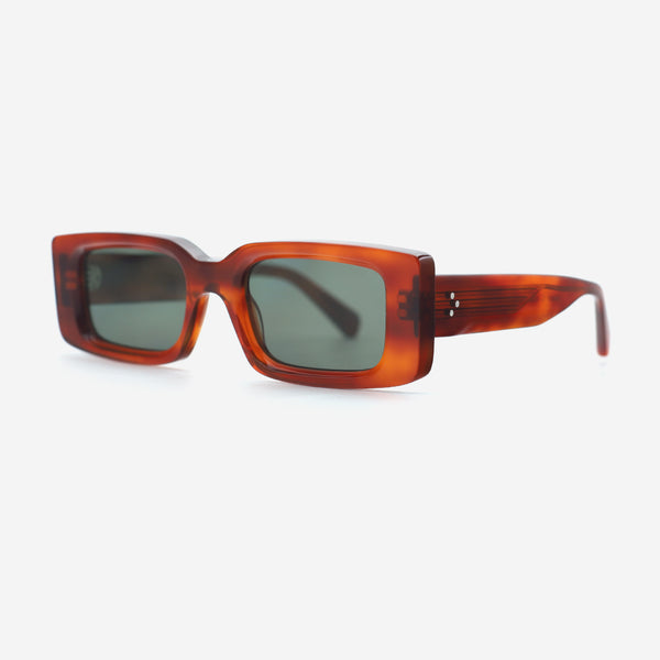 Rectangular Acetat Unsiex Sunglasses 26A8051