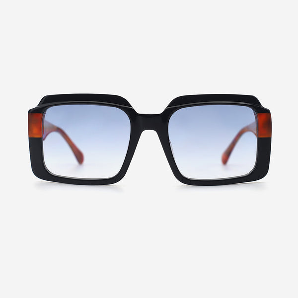 Square Laminated Acetat Unsiex Sunglasses 26A8068