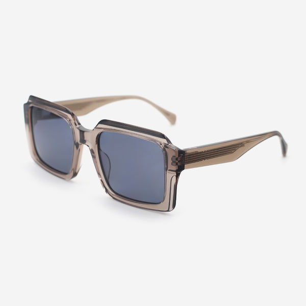 Square Laminated Acetat Unsiex Sunglasses 26A8068