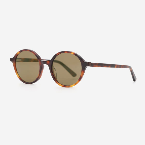 Simple Round Acetat Unsiex Sunglasses 26A8098