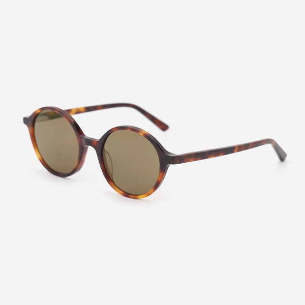 Simple Round Acetat Unsiex Sunglasses 26A8098