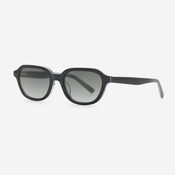 Vintage Square And Round Acetat Unisex Sunglasses 26A8101