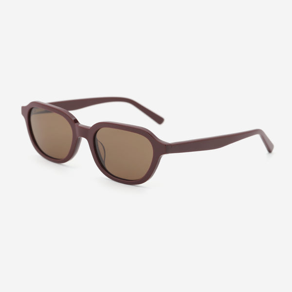 Vintage Square And Round Acetat Unisex Sunglasses 26A8101