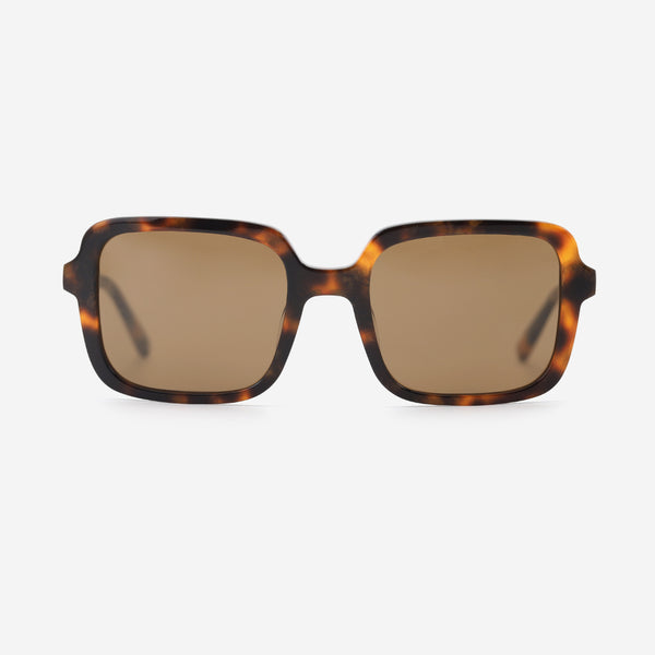 Vintage Square Acetat Unisex Sunglasses 26A8102