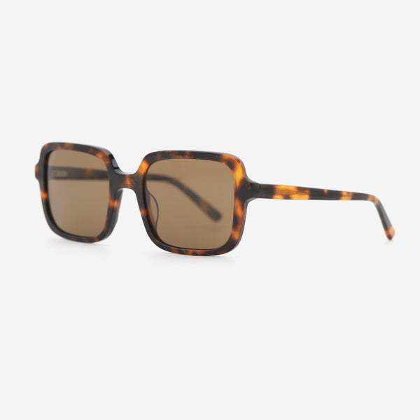 Vintage Square Acetat Unisex Sunglasses 26A8102