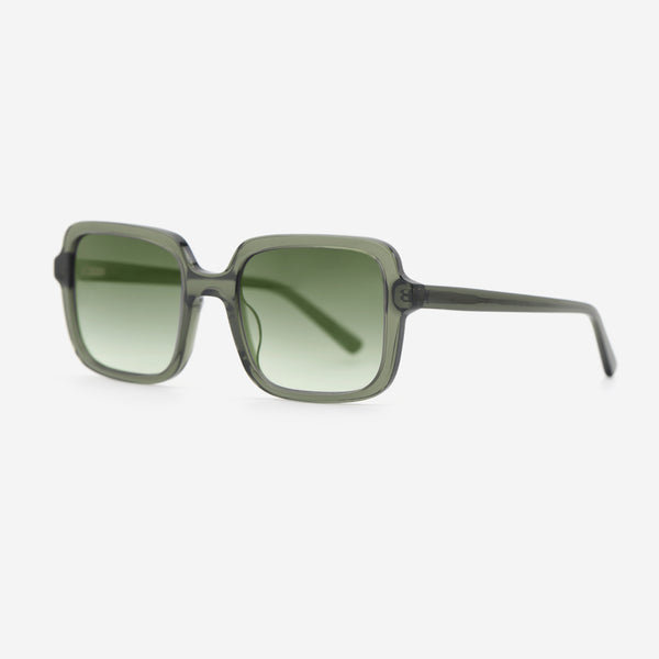 Vintage Square Acetat Unisex Sunglasses 26A8102