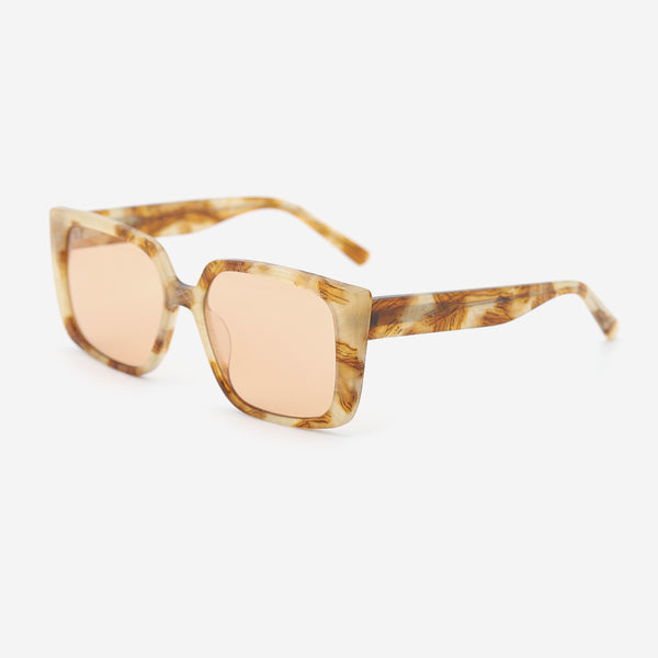Vintage Square Acetat Female Sunglasses 26A8103