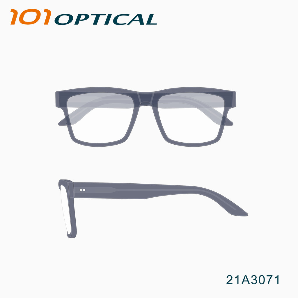 Classic Square Acetate  Men's Optical Frames 21A3071