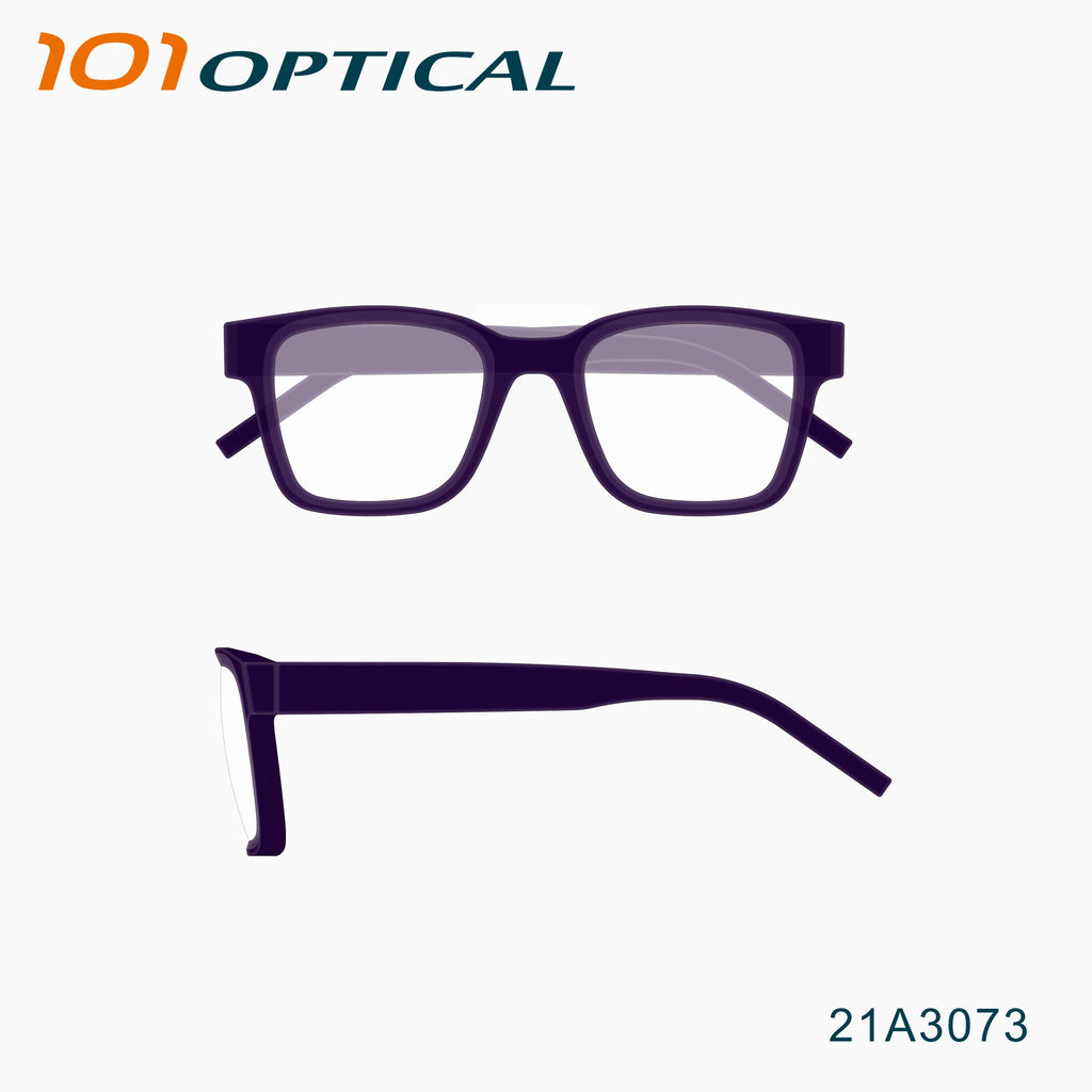 Square Bevel Acetate  Men's Optical Frames 21A3073