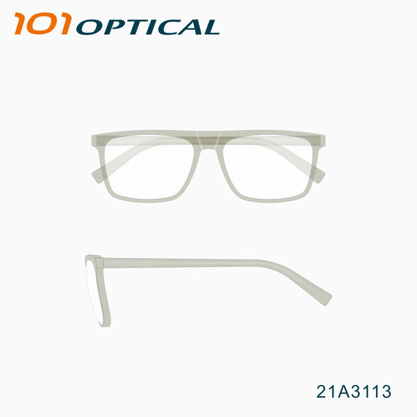 Rectangular Hand-made  Men's Optical Frames 21A3113