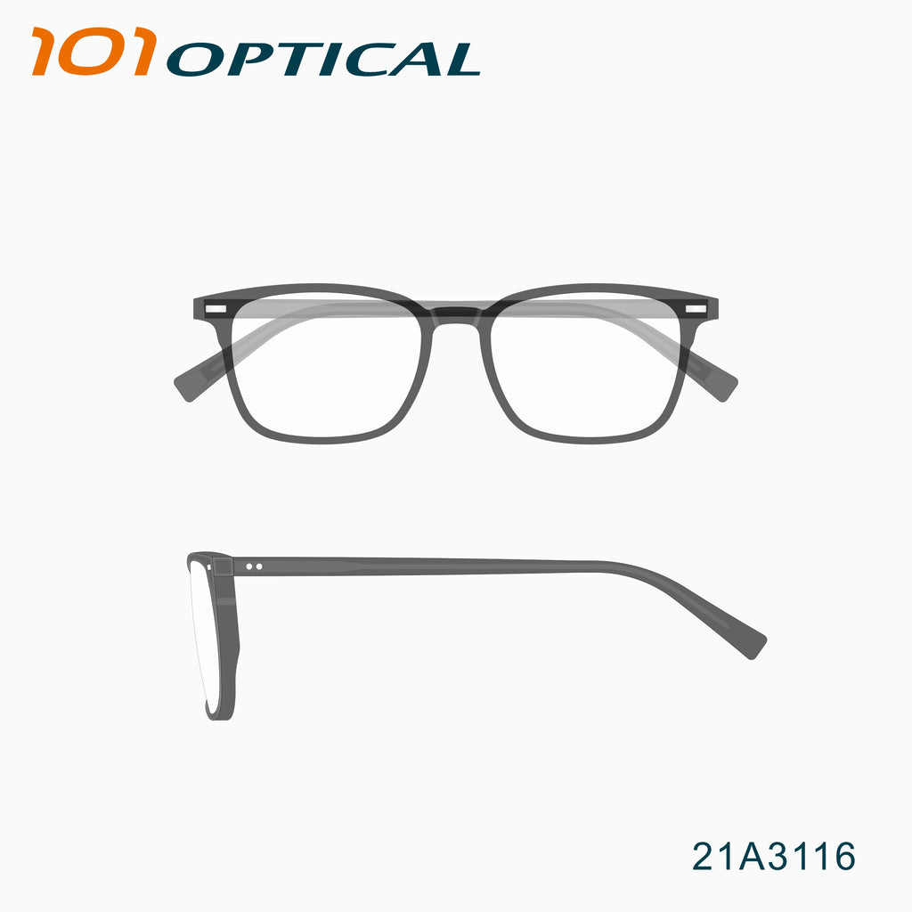 Square and hard angle  Acetate  Unisex Optical Frames 21A3116