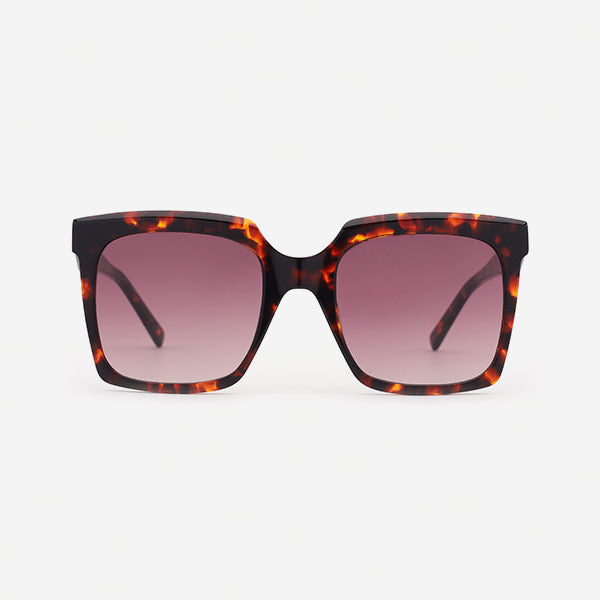 ZEUS+DIONE Artemis II Sunglasses Red Oversized Square Eye Women\'s Canaria Oversized Square Acetate Sunglasses main image 2