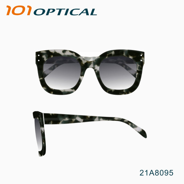 Steffy Square-framed Acetate Women's Sunglasses 21A8095