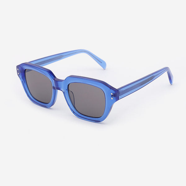 Thick Square Acetate Men's Sunglasses 21A8111