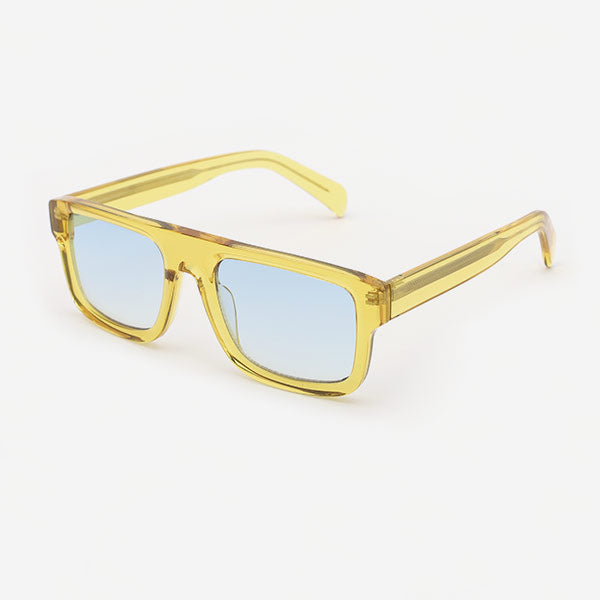 Square classic Acetate Unisex Sunglasses 21A8113