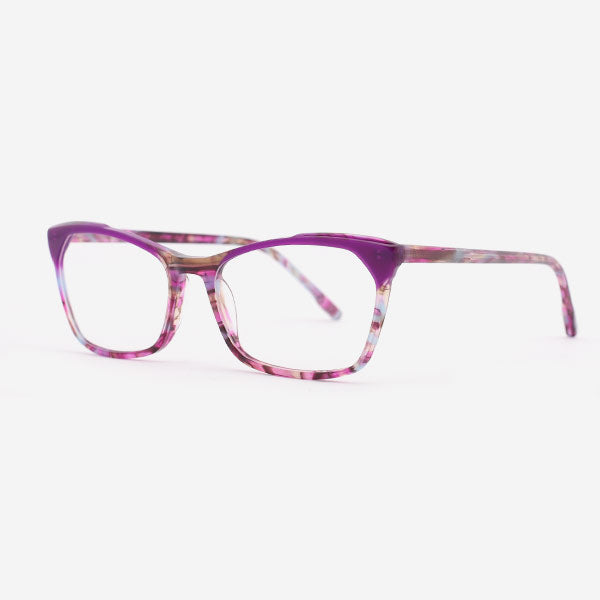 Super thin Cat eye Acetate Female Optical Frames 22A3147