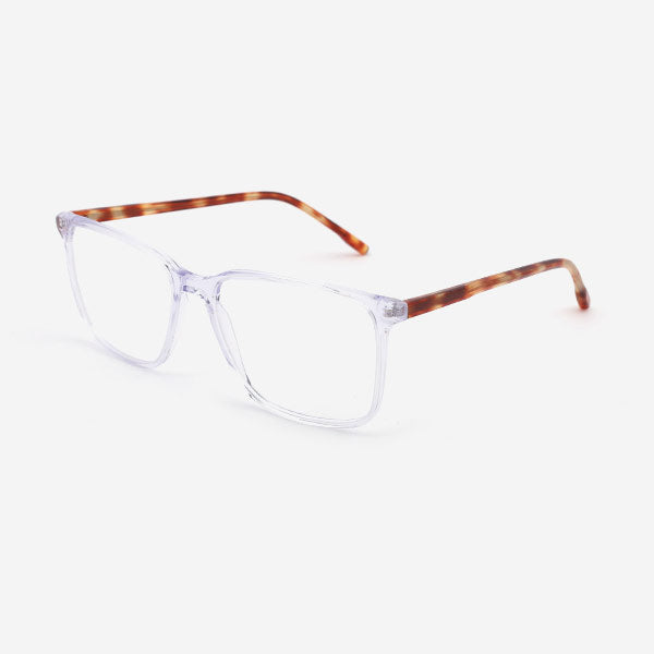 Super thin Rectangular Acetate Men's Optical Frames 22A3155