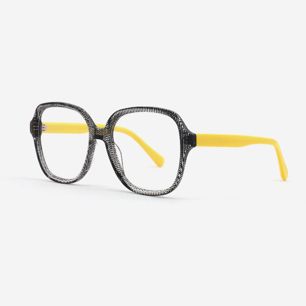 Bevelling Square Acetate  Unisex Optical Frames 22A3164 22A3164