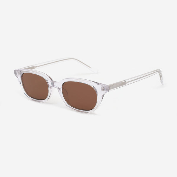 Retro narrow Acetate Unisex Sunglasses 22A8001