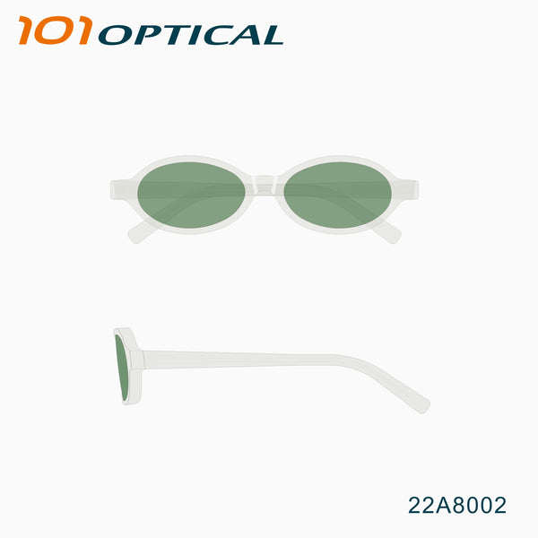 Spirit oval-frame Acetate Unisex  Sunglasses 22A8002