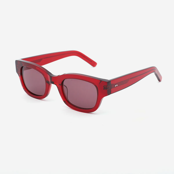 Sporty  Square Acetate  Unisex Sunglasses 22A8013