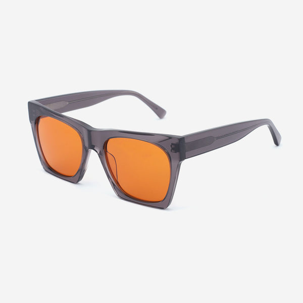 Rectangular Acetate Unisex Sunglasses 22A8028