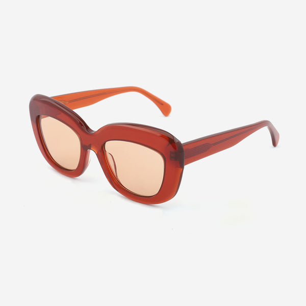 Retro Oversize Acetate Female Sunglasses 22A8047