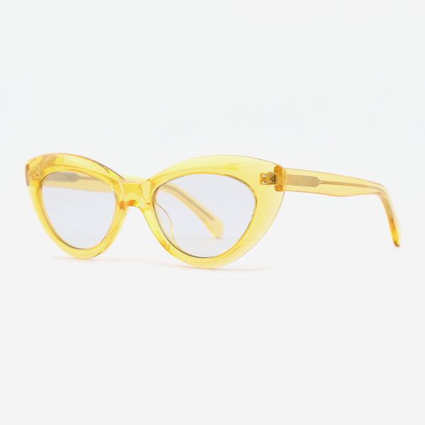 Retro Cat Eye Acetate Female Sunglasses 22A8049