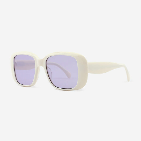 Retro Square acetate female sunglasses 22A8052