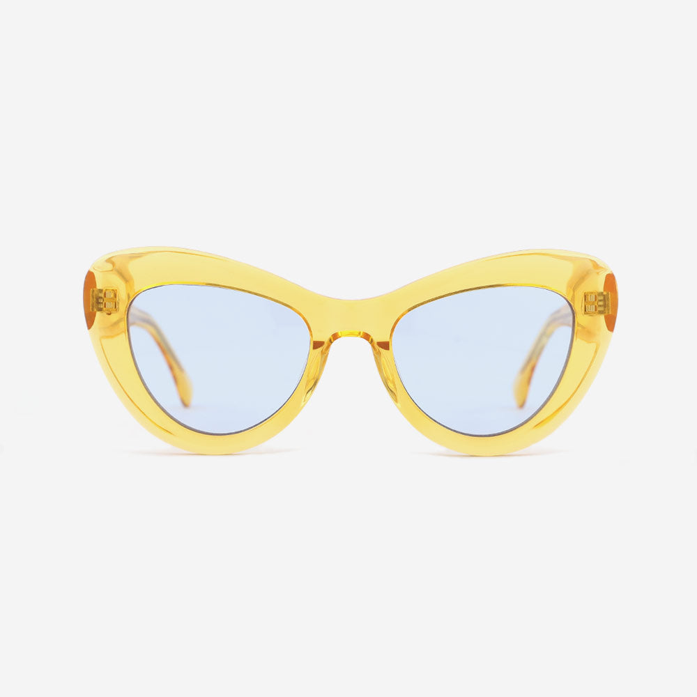 Cat - Eye and Vintage Acetate Female Sunglasses 22A8053