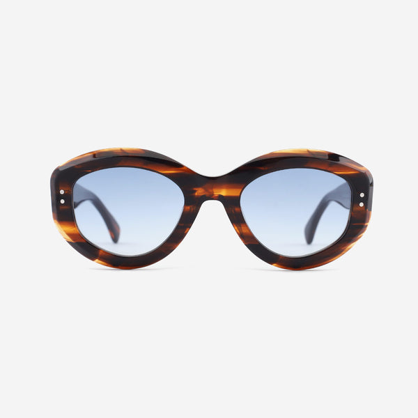 Oval Cat-eye Acetate Female Sunglasses 22A8055