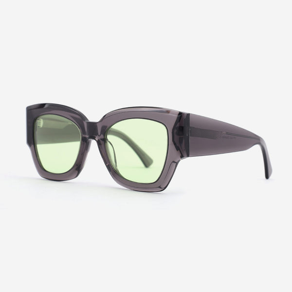Cat-eye and Dimensional Acetate Female Sunglasses 22A8060