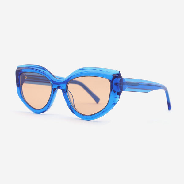 Wide butterfly and Cat-eye style Acetate Female Sunglasses 22A8061