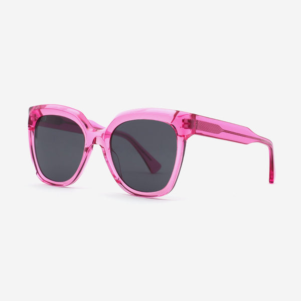 Square Classic and Dimensional Acetate Unisex Sunglasses 22A8063