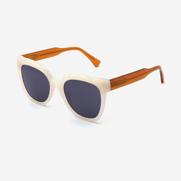 Square Classic and Dimensional Acetate Unisex Sunglasses 22A8063