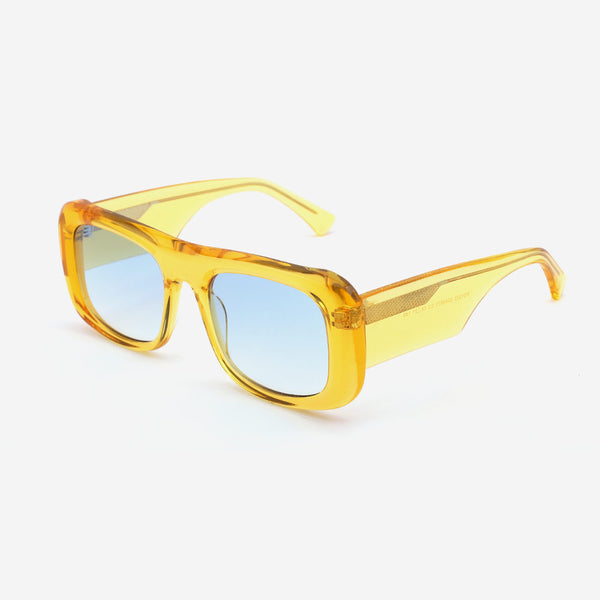 Square Bevel Full rim Acetate Unisex  Sunglasses 22A8073
